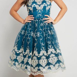 Chi Chi London Reign or Shine Lace Dress SIZE 20